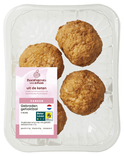Boerentrots Gebraden Gehaktbal 4 stuks