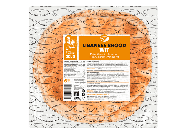 Souq Libanees brood wit