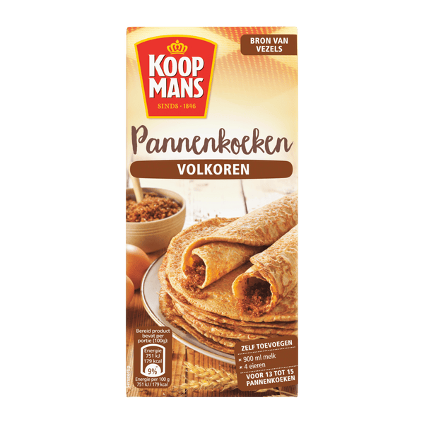 Koopmans Pannenkoekenmix volkoren