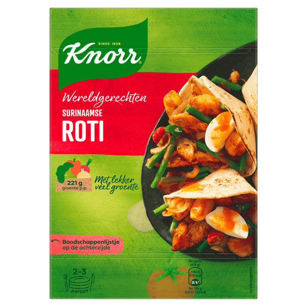 Knorr World Dish Surinamese Roti