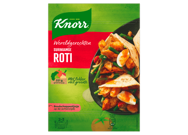 Knorr Wereldgerecht Surinaamse roti