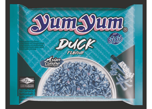Yum Yum Noodlesoep Peking eend