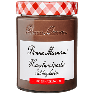 Bonne Maman Hazelnootpasta met stukjes noot