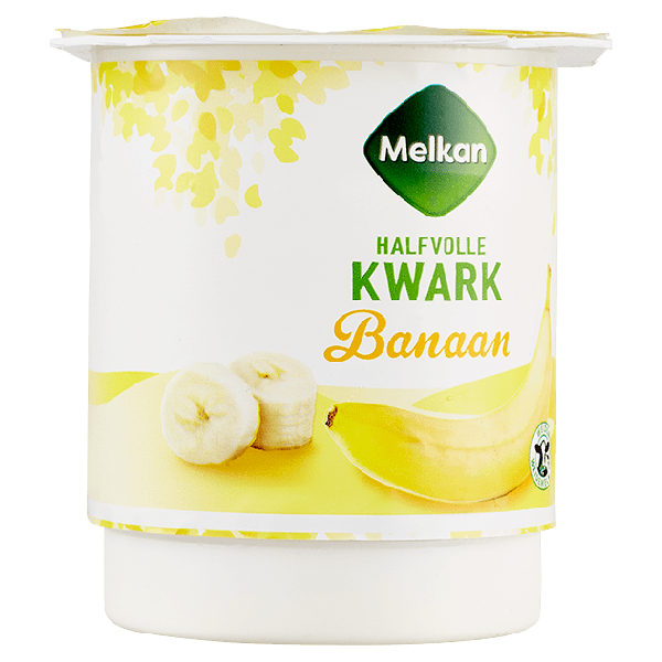 Melkan Halfvolle Kwark Banaan