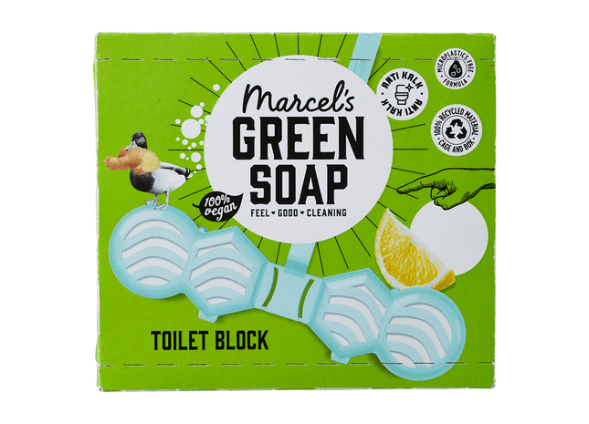 Marcel's Green Soap Toiletblok lemon ginger