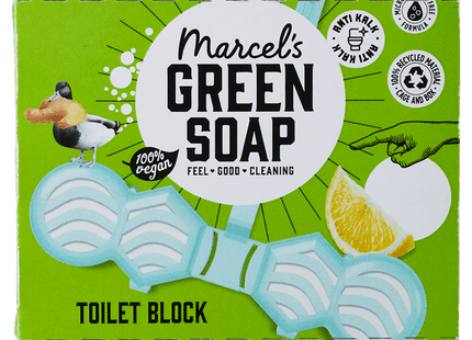 Marcel's Green Soap Toilet block lemon ginger