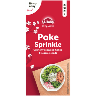 Saitaku Poke sprinkle crunchy seaweed flakes