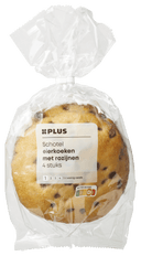 Schotel eierkoeken met rozijnen