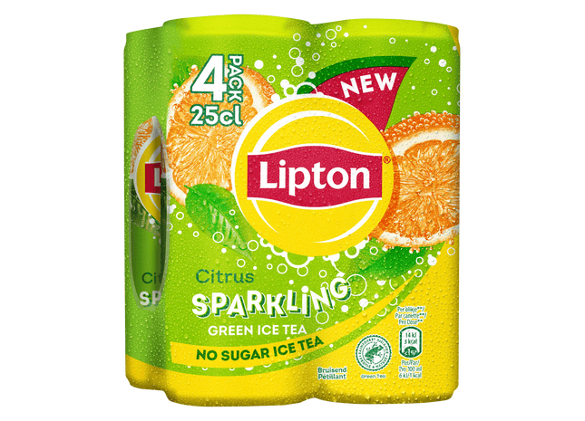 Lipton Ice tea sparkling green citrus zero