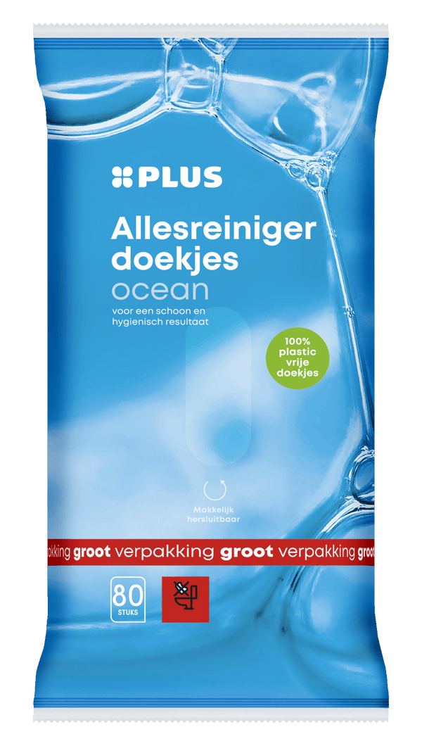 Allesreiniger doekjes ocean plasticvr.