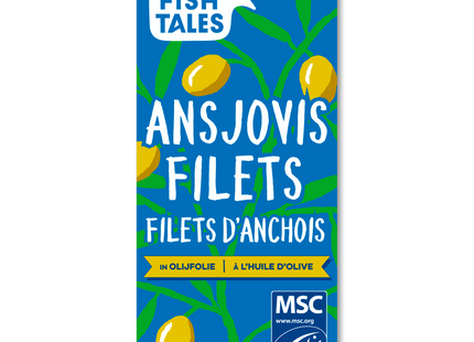 Fish Tales Ansjovisfilets in olijfolie MSC