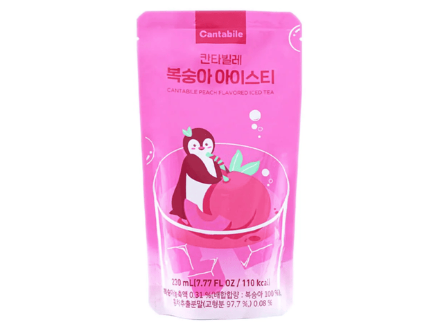 Cantabile Peach Flavored Iced Tea