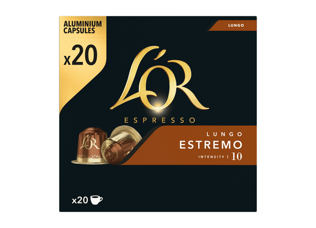 L'Or Lungo Estremo Kaffeetassen im Vorteilspack