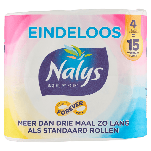 NALYS Toiletpapier Eindeloos 4=15