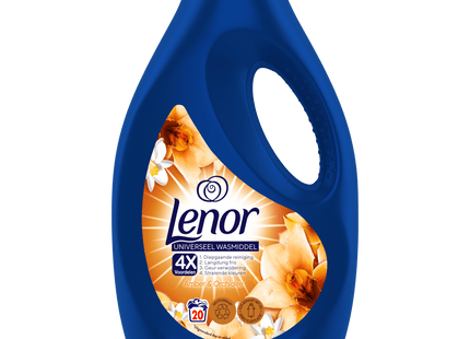 Lenor wasmiddel amber & gouden orchidee 20sc