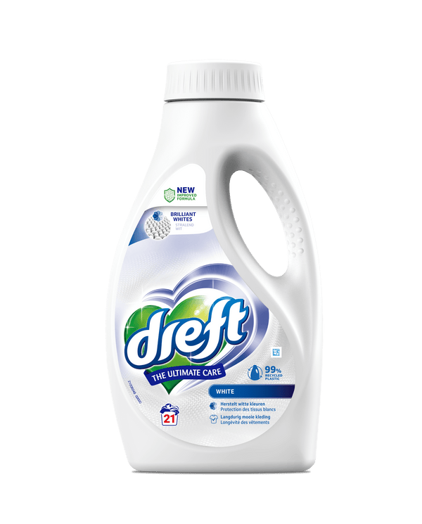 Dreft liquid laundry detergent White 21 washes