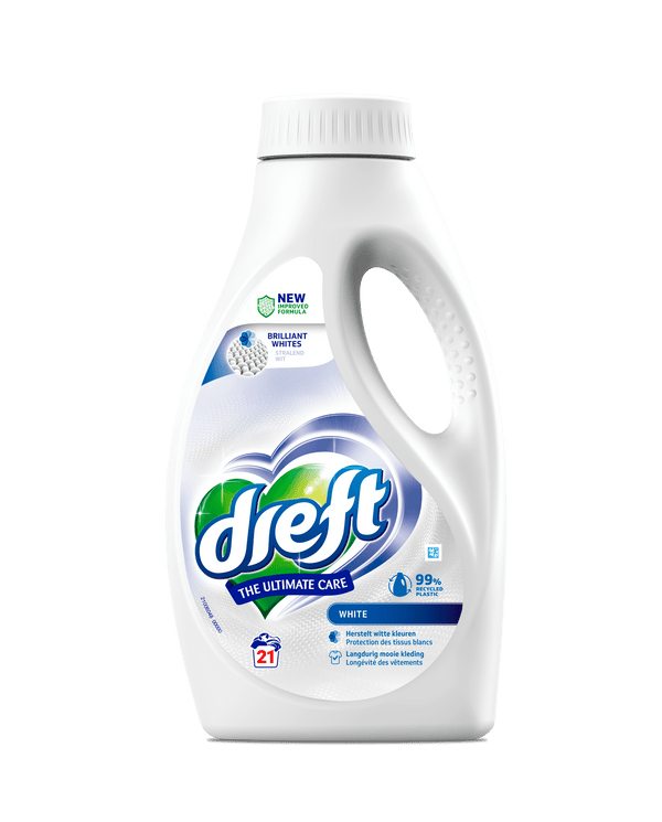 Dreft liquid laundry detergent White 21 washes
