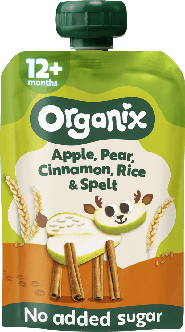 Organix Quetschobst 12+ Zimt & Reis