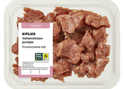 Boerentrots Varkenshaaspuntjes provencaalse stijl