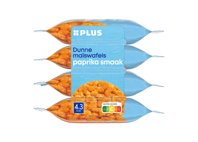 Maiswafels Paprika