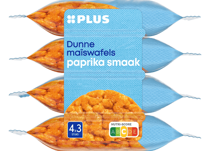 Maiswafels Paprika