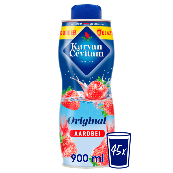 Karvan Cévitam Original aardbei siroop