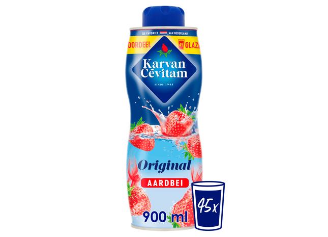 Karvan Cévitam Original aardbei siroop