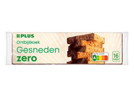 Ontbijtkoek Zero gesneden