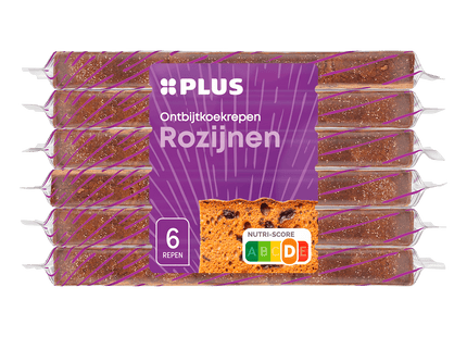 Ontbijtkoekrepen Rozijnen 6 pack