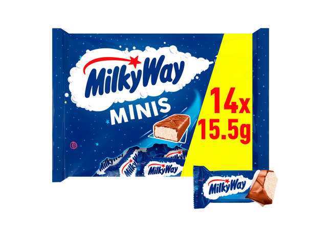 Milky Way Melk Chocolade Mini's Repen
