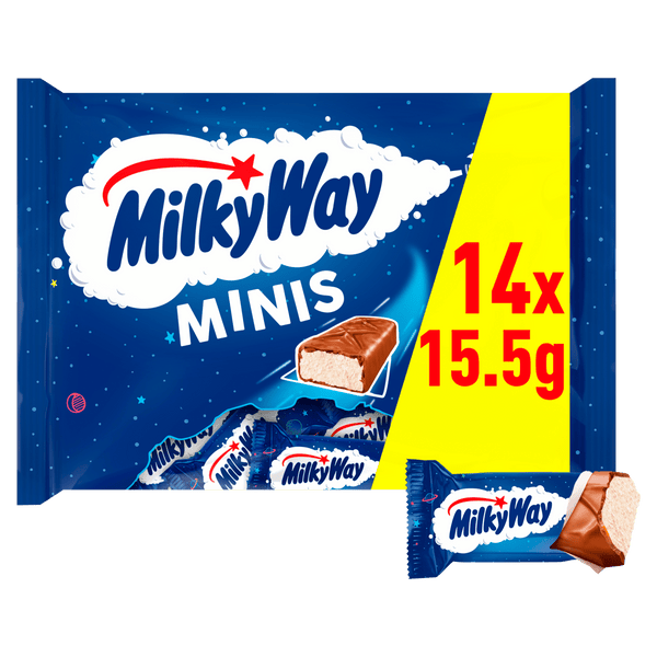 Milky Way Milchschokolade Mini-Riegel