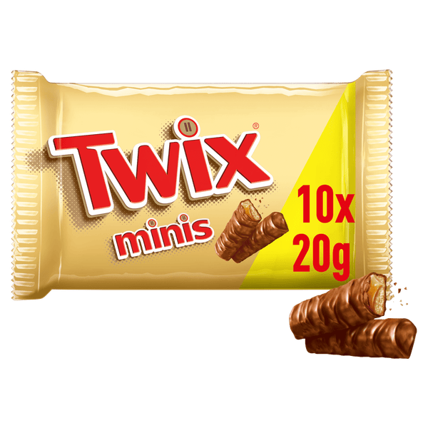 Twix Milchschokolade Mini-Riegel
