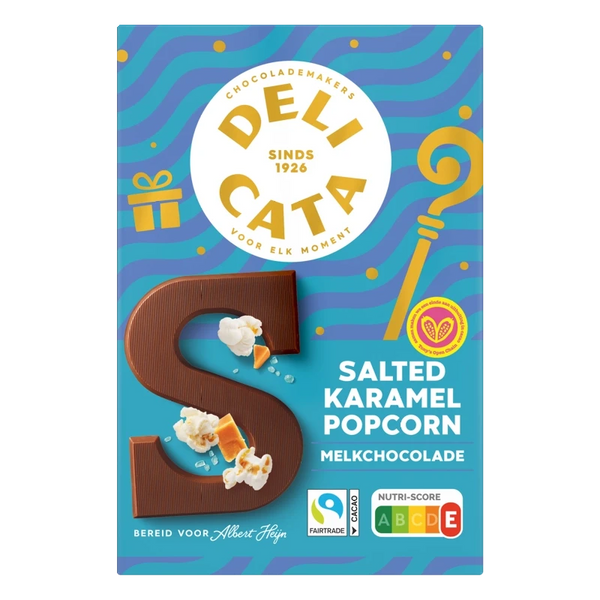 Delicata Chocoladeletter salted caramel popcorn