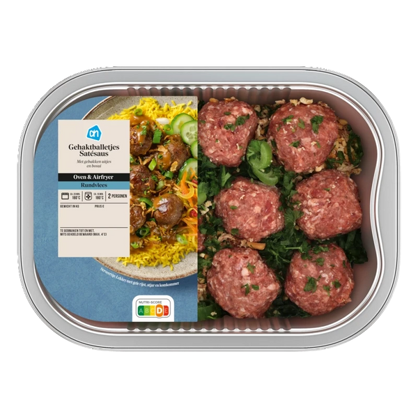 Ovenschotel gehaktballetjes satesaus