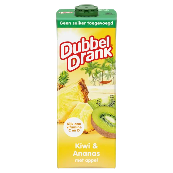 DubbelDrank Kiwi & ananas