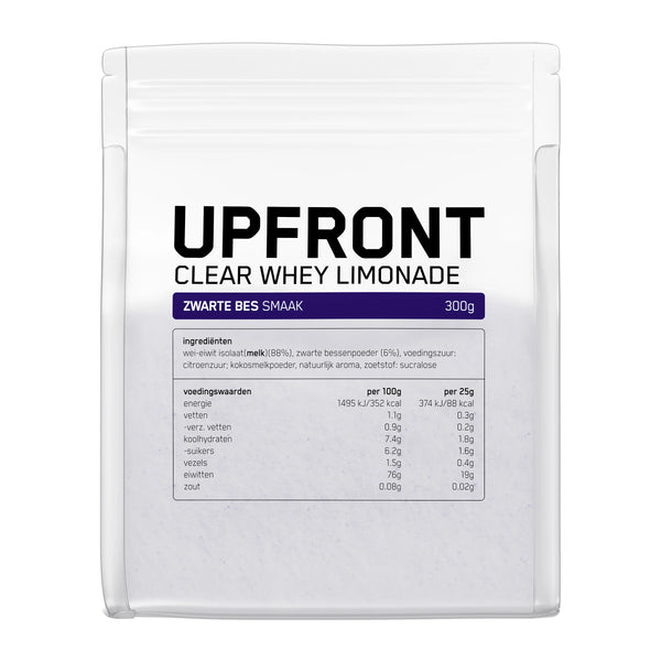 Upfront Clear Whey Zwarte Bes