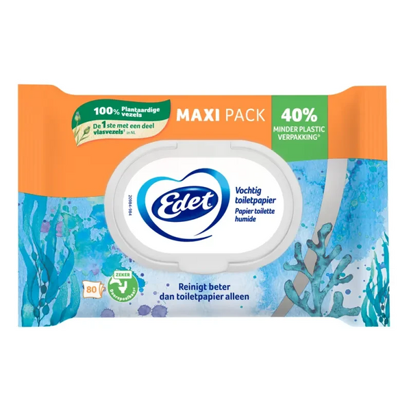 Edet Vochtig toiletpapier maxi pack