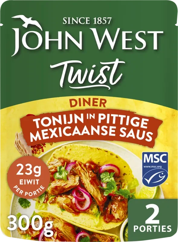John West Twist Diner Tonijn Mexciaans MSC