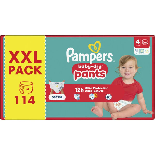 Pampers Baby-Dry Pants Größe 4 XXL-Pack