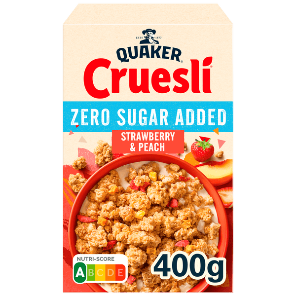 Quaker Cruesli Zero Sugar Added Strawberry