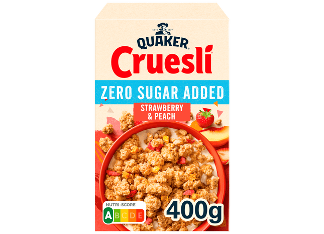Quaker Cruesli Zero Sugar Added Strawberry