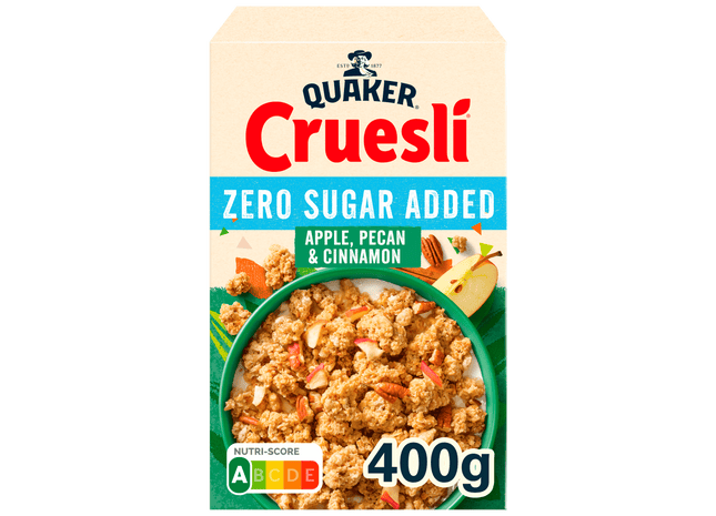 Quaker Cruesli Zero Sugar Added Apple & Pecan
