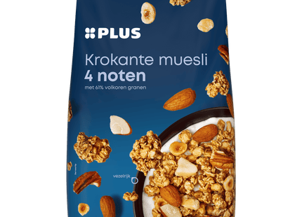 Krokante muesli 4 noten