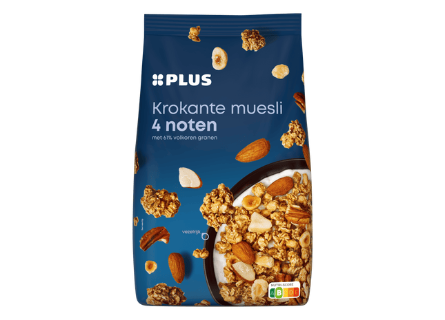 Krokante muesli 4 noten