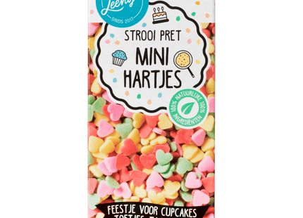 Leentjes Sprinkle Fun Mini Hearts