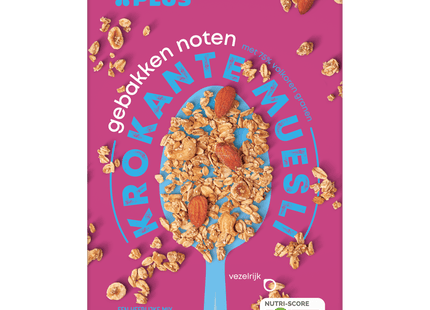 Krokante muesli gebakken noten