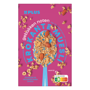 Krokante muesli gebakken noten