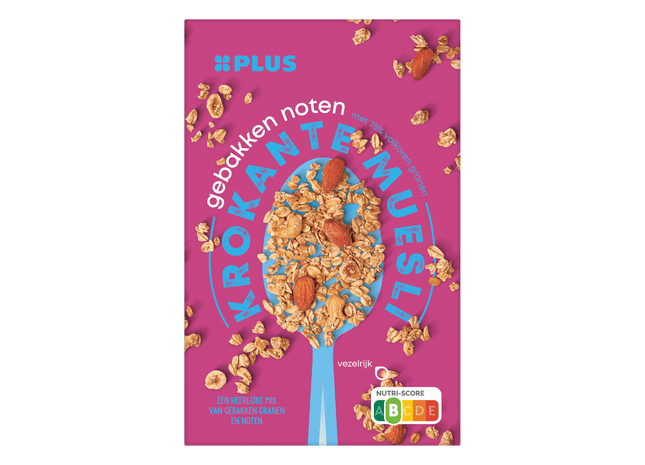 Krokante muesli gebakken noten