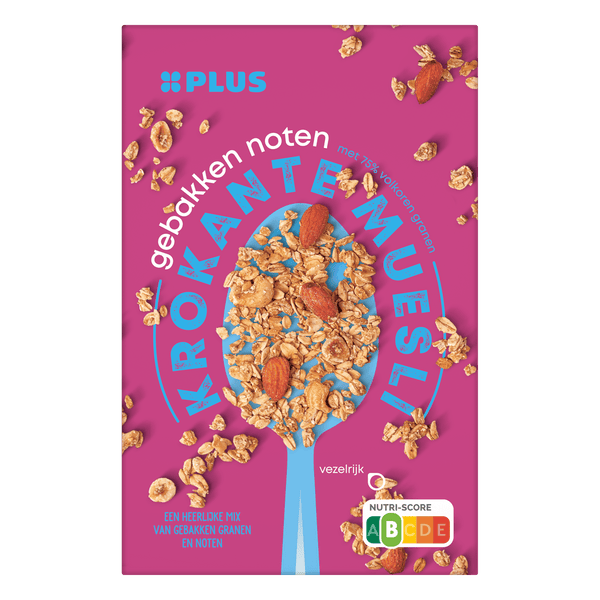 Knuspriges Müsli mit gebackenen Nüssen