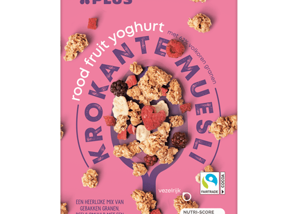 Krokante muesli rood fruit - yoghurt